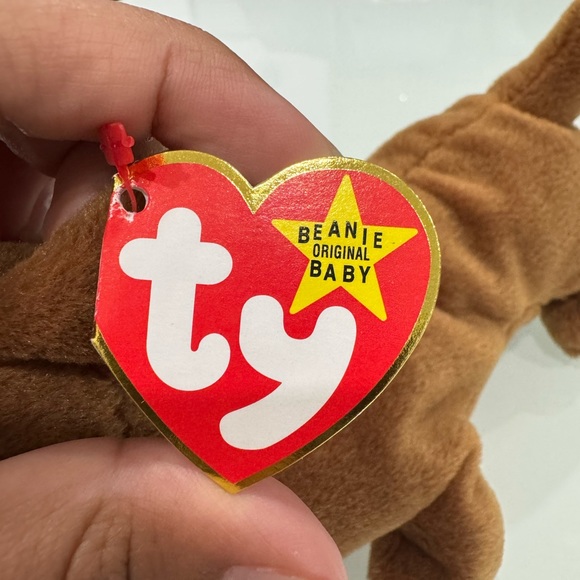 RARE 1995 Weenie the dachshund beanie baby ! Mint condition PVC pellets - Picture 2 of 9